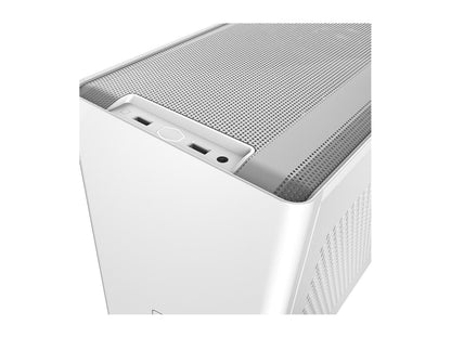 Cooler Master Cooler Master NR200 White SFF Small Form Factor Mini-ITX Case with Vented Panel, Triple-slot GPU, Tool-Free and 360 Degree Accessibility