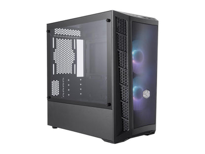 Cooler Master MasterBox MB311L ARGB Airflow Micro-ATX Mini Tower with Dual ARGB Fans, Fine Mesh Front Panel, Mesh Intake Vents, Tempered Glass Side Panel & ARGB Lighting System
