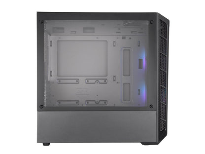 Cooler Master MasterBox MB311L ARGB Airflow Micro-ATX Mini Tower with Dual ARGB Fans, Fine Mesh Front Panel, Mesh Intake Vents, Tempered Glass Side Panel & ARGB Lighting System