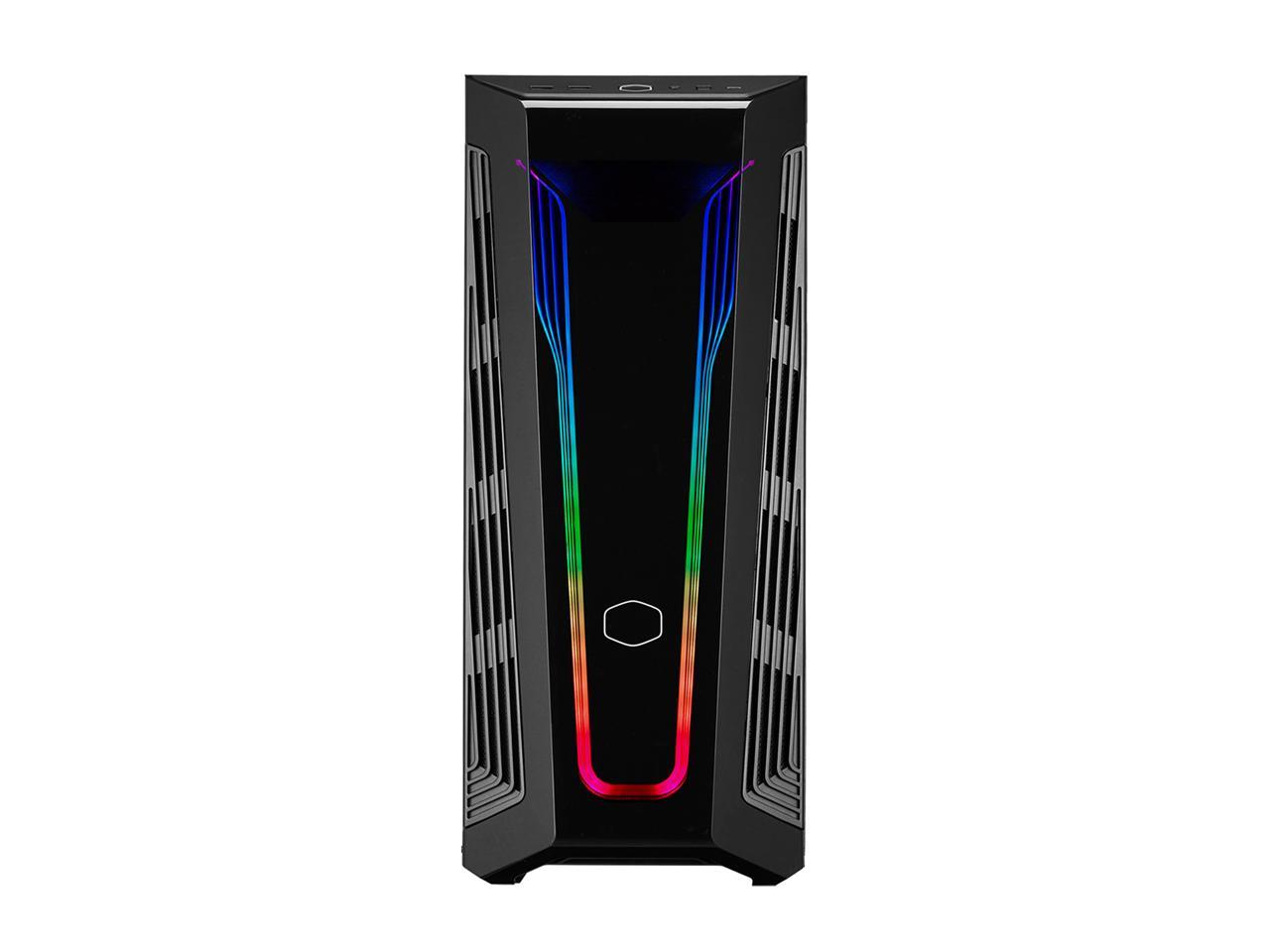 Cooler Master MasterBox 540 ARGB ATX Gaming Mid-Tower ARGB Ether Front Panel, Removable Top Panel, Tempered Glass, Front DarkMirror Panel with Mesh Side Intakes