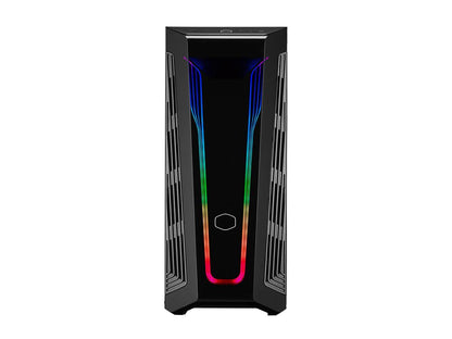 Cooler Master MasterBox 540 ARGB ATX Gaming Mid-Tower ARGB Ether Front Panel, Removable Top Panel, Tempered Glass, Front DarkMirror Panel with Mesh Side Intakes