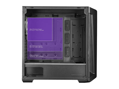 Cooler Master MasterBox 540 ARGB ATX Gaming Mid-Tower ARGB Ether Front Panel, Removable Top Panel, Tempered Glass, Front DarkMirror Panel with Mesh Side Intakes