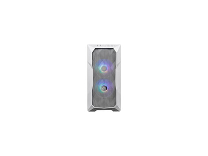 Cooler Master TD300 Mesh TD300-WGNN-S00 White Steel / Mesh / Plastic / Tempered Glass Micro ATX Tower Computer Case