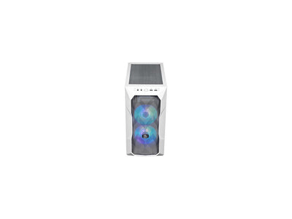 Cooler Master TD300 Mesh TD300-WGNN-S00 White Steel / Mesh / Plastic / Tempered Glass Micro ATX Tower Computer Case