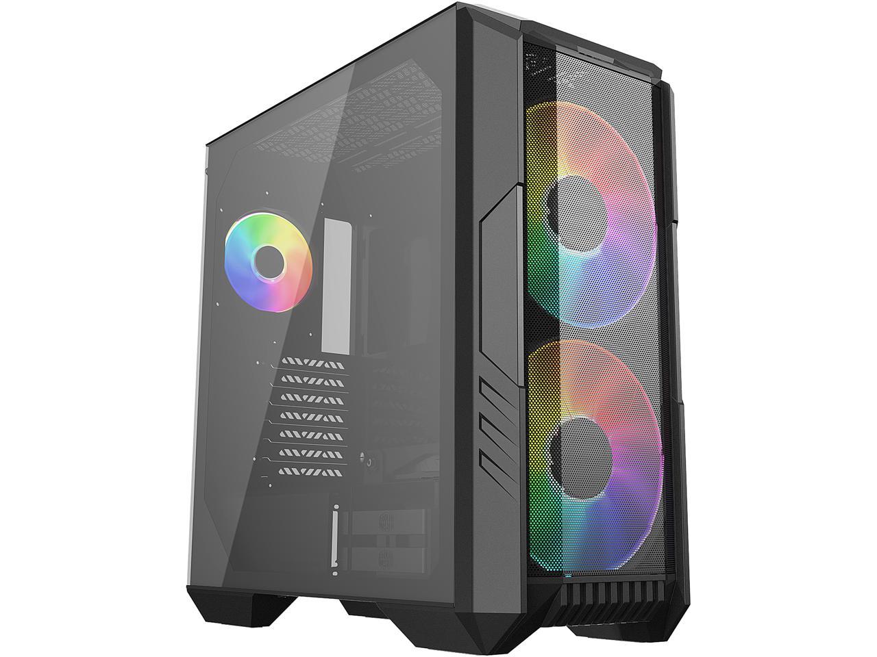 Cooler Master HAF 500 H500-KGNN-S00 Black Steel / Plastic / Tempered Glass ATX Mid Tower Computer Case