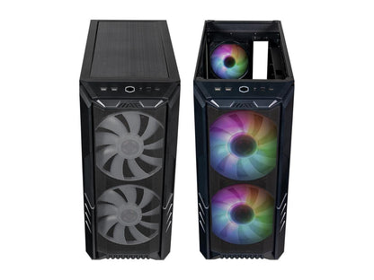 Cooler Master HAF 500 H500-KGNN-S00 Black Steel / Plastic / Tempered Glass ATX Mid Tower Computer Case