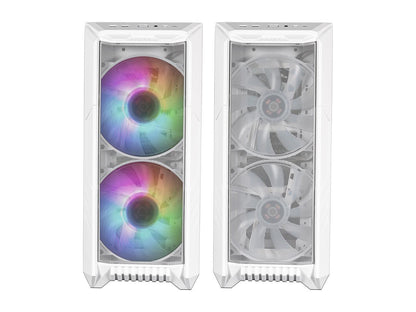 Cooler Master HAF 500 H500-WGNN-S00 White Steel / Plastic / Tempered Glass ATX Mid Tower Computer Case