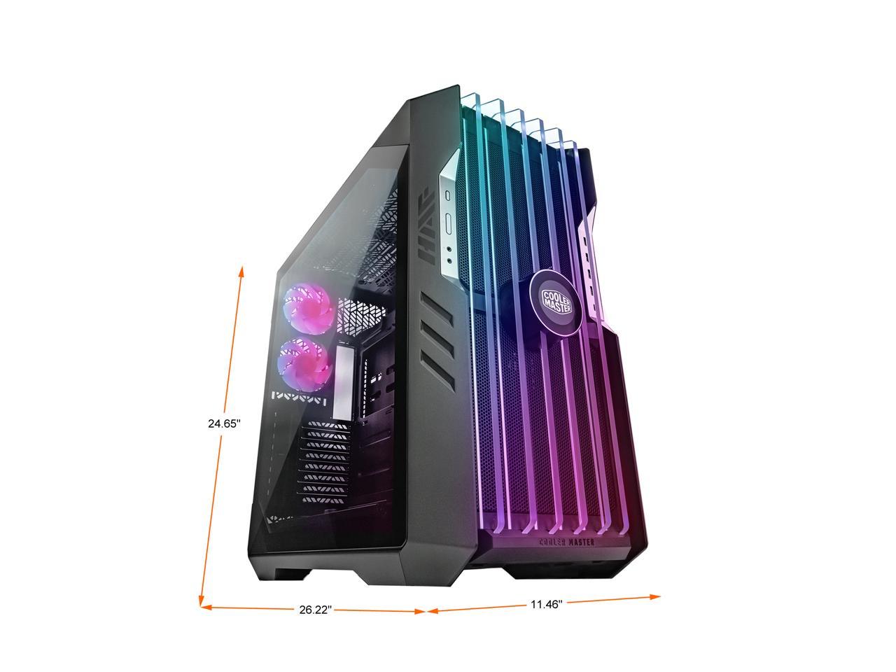 Cooler Master HAF700 EVO H700E-IGNN-S00 Titanium Grey SGCC Steel / Mesh / ABS Plastic / Tempered Glass ATX Full Tower Computer Case