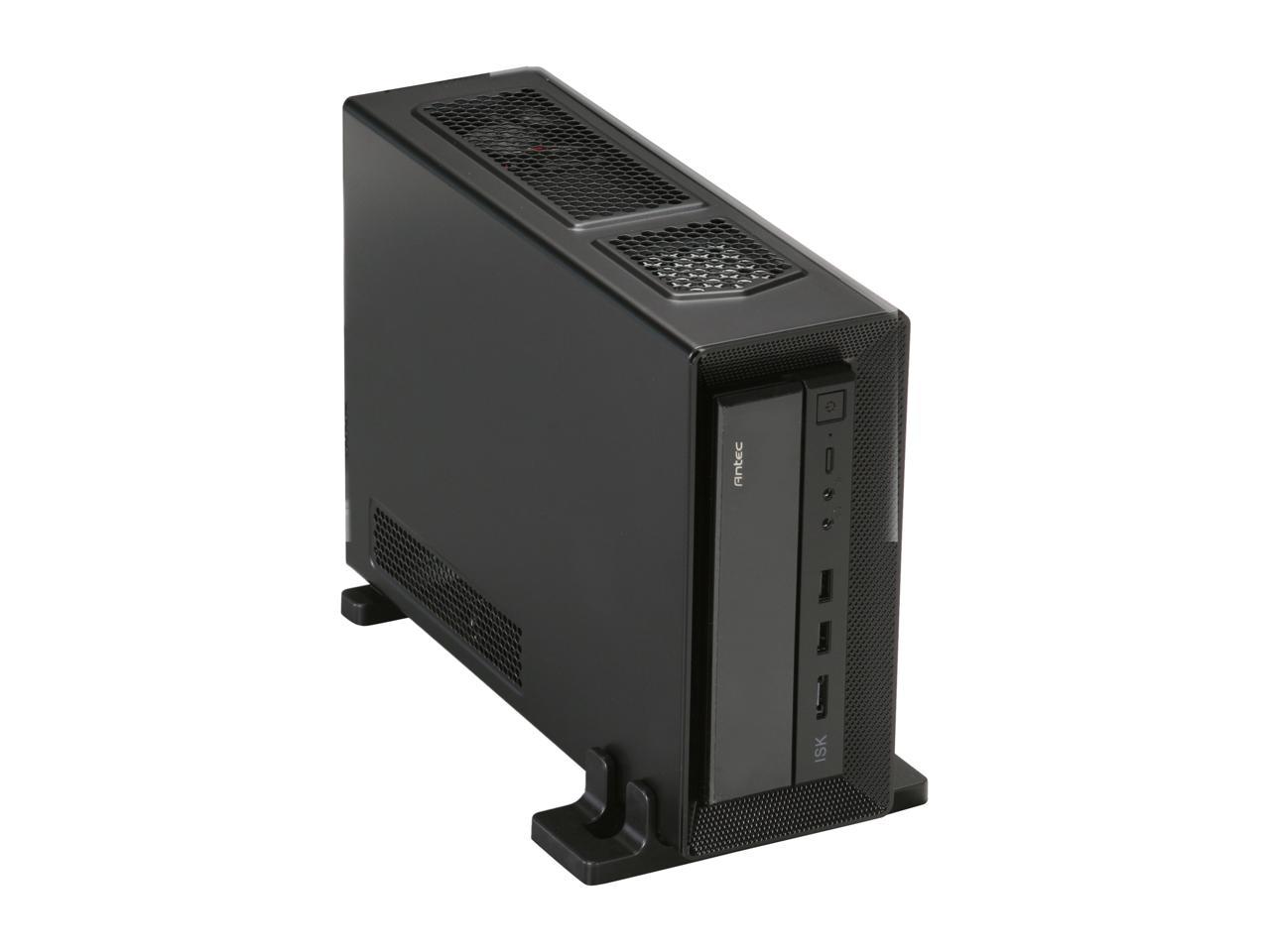 Antec ISK Series ISK 300-150 Black 0.8mm cold rolled steel Mini-ITX Desktop Computer Case 150W Power Supply