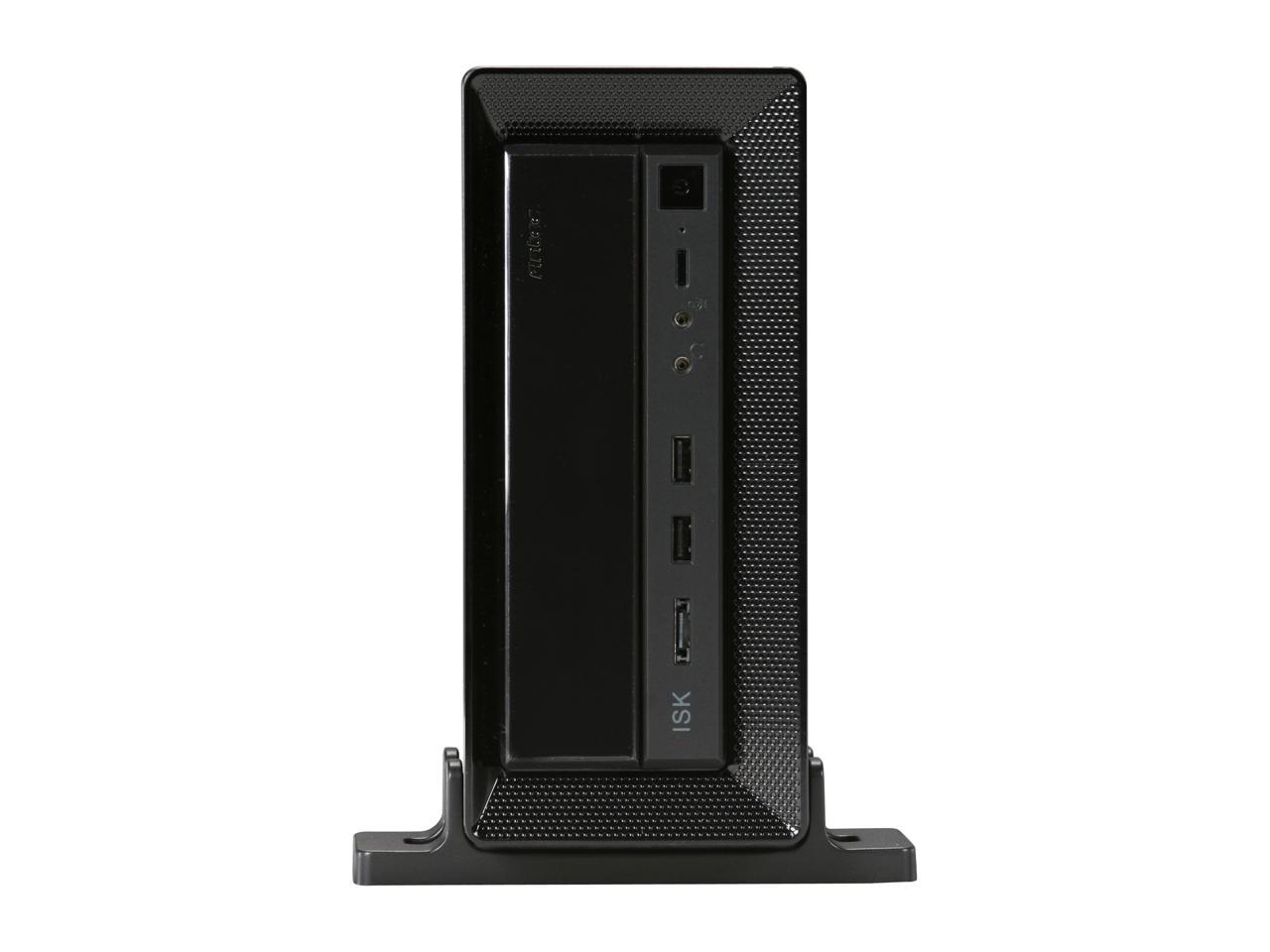 Antec ISK Series ISK 300-150 Black 0.8mm cold rolled steel Mini-ITX Desktop Computer Case 150W Power Supply