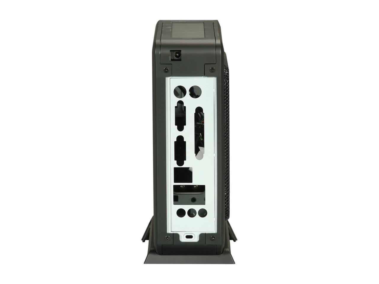 Antec ISK 110 VESA Black ABS plastic / 0.8 mm SECC Mini-ITX Desktop Computer Case 90W External Adapter, Up to 92% Efficiency Power Supply