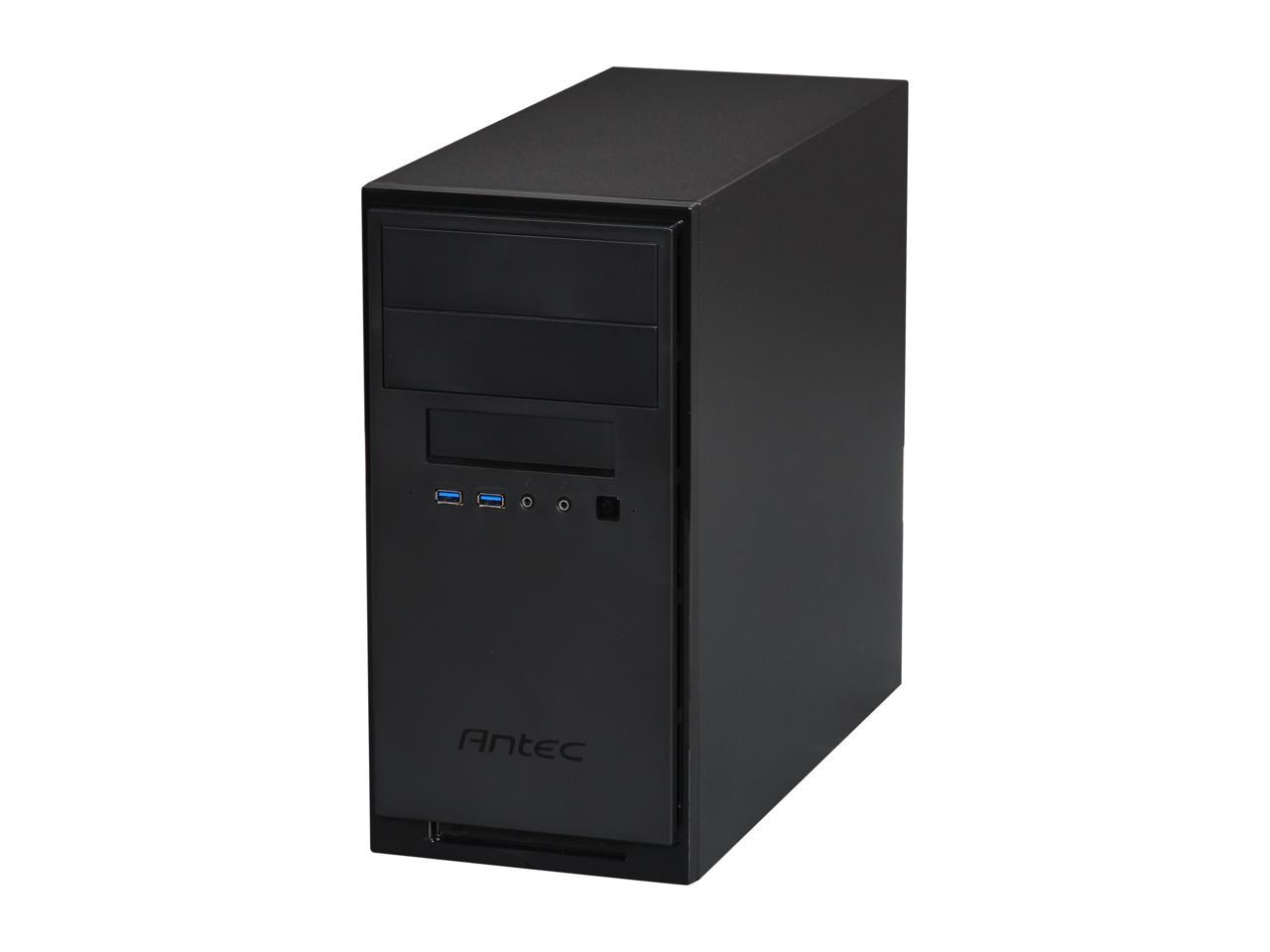 Antec NSK3180 Black 0.7 SGCC Steel Micro ATX / Mini-ITX Computer Case 380W Power Supply