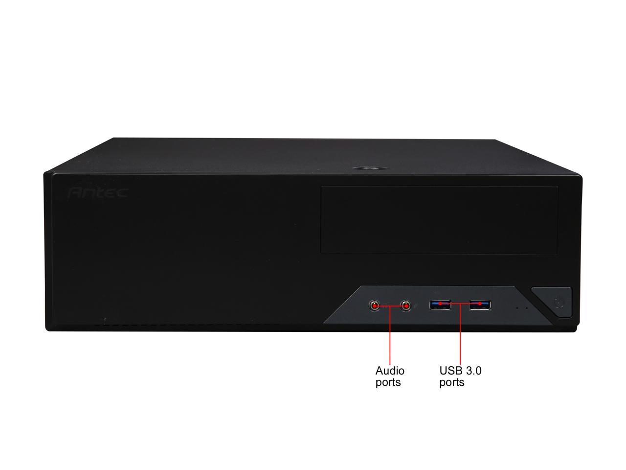 Antec VSK2000-U3 Black Micro ATX Computer Case