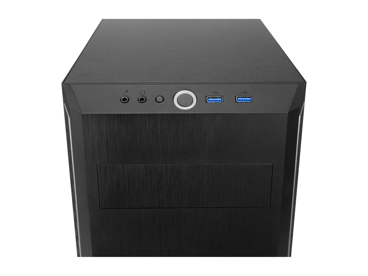 Antec Performance Series P7 Silent, Mid Tower Computer Case, 2 x USB 3.0, Sound Dampening Side Panel, 2x120mm Fans installed, Support up to 6 Drive Bays