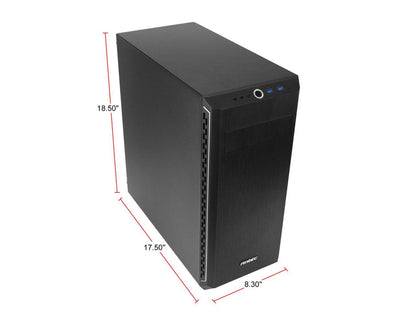 Antec Performance Series P7 Silent, Mid Tower Computer Case, 2 x USB 3.0, Sound Dampening Side Panel, 2x120mm Fans installed, Support up to 6 Drive Bays