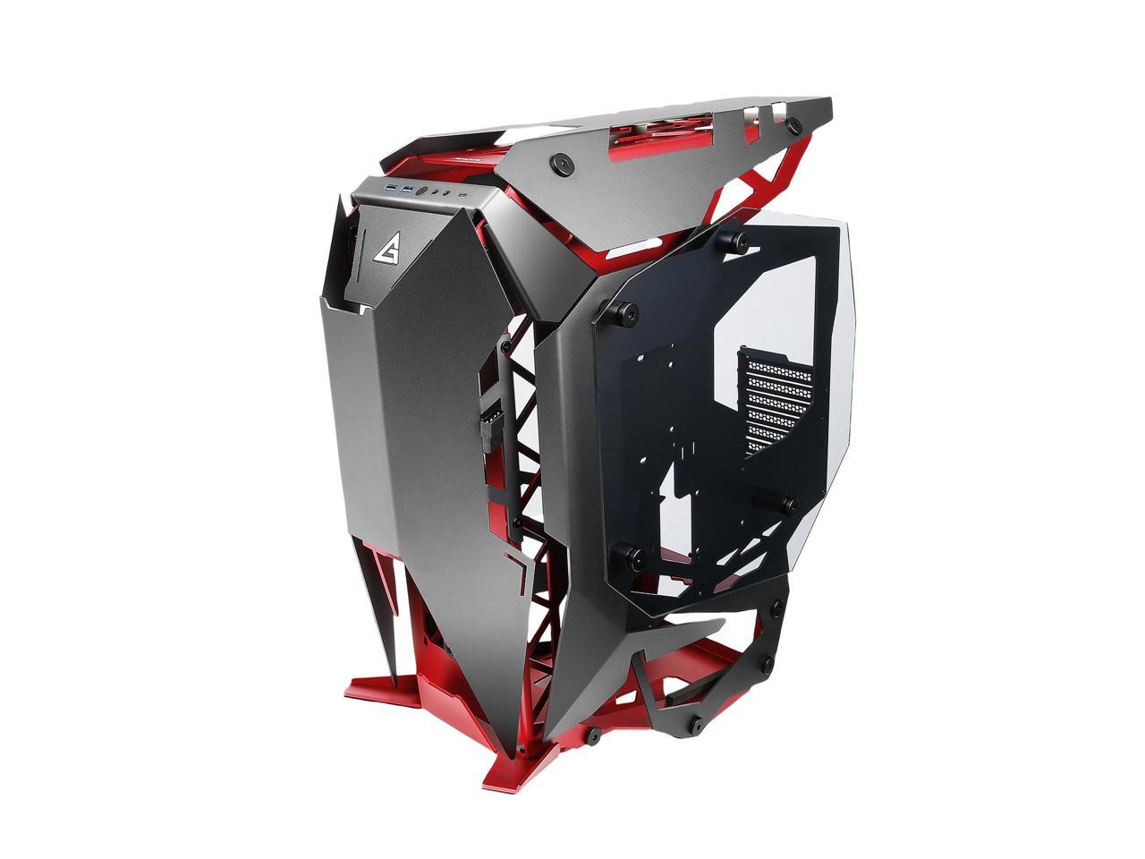 Antec TORQUE Black / Red Aluminum ATX Mid Tower Computer Case - Winner of iF Design Award 2019