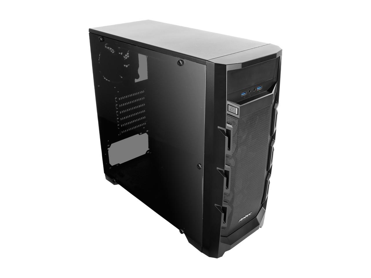 Antec Gaming New Vision GX202 White Black SPCC & Plastic ATX Mid Tower Entry-Level Gaming Case