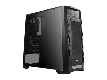 Antec Gaming New Vision GX202 White Black SPCC & Plastic ATX Mid Tower Entry-Level Gaming Case