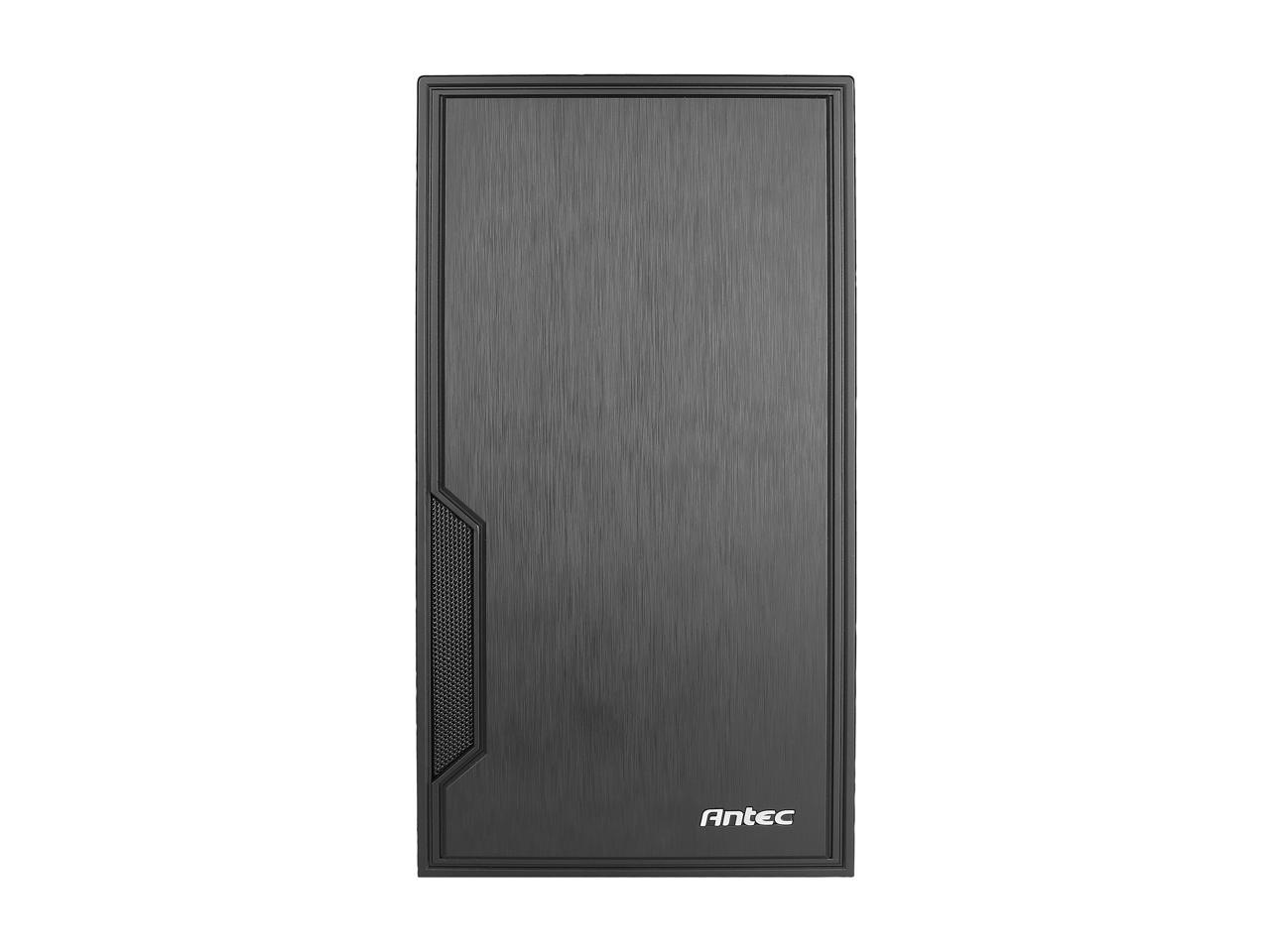Antec Value Solution Series VSK10 Highly Functional Micro-ATX Case, Support 4 x 140 mm Fan and 280 mm Radiator, 2 x USB3.0