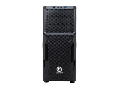Thermaltake Versa H21 Mid Tower Computer Case with USB 3.0 and All-Black Interior(CA-1B2-00M1NN-00)