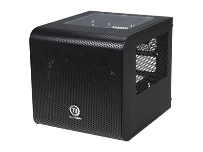 Thermaltake Core V1 Extreme Mini ITX Cube Chassis, Compatible with Air and Liquid Cooling Builds (CA-1B8-00S1WN-00)