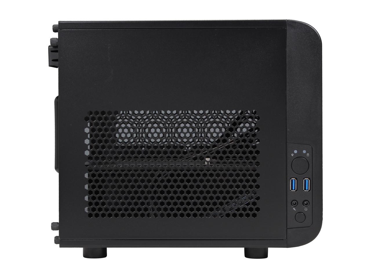 Thermaltake Core V1 Extreme Mini ITX Cube Chassis, Compatible with Air and Liquid Cooling Builds (CA-1B8-00S1WN-00)