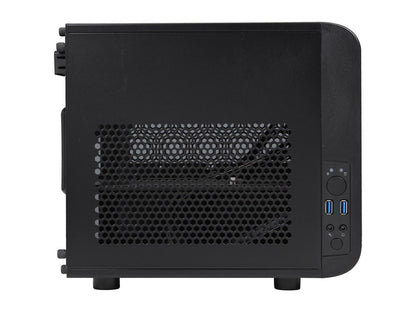 Thermaltake Core V1 Extreme Mini ITX Cube Chassis, Compatible with Air and Liquid Cooling Builds (CA-1B8-00S1WN-00)