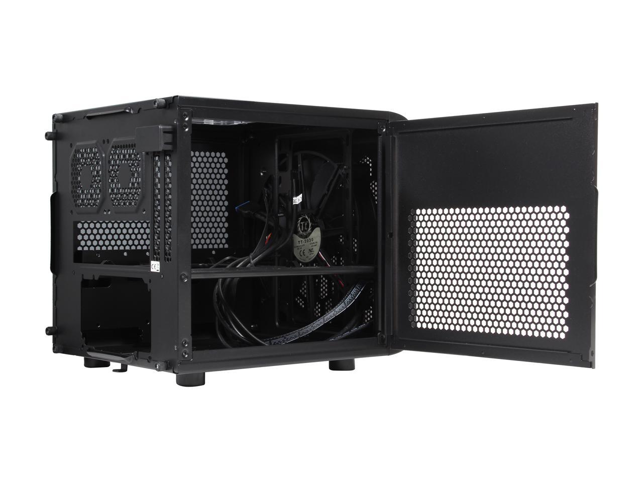 Thermaltake Core V1 Extreme Mini ITX Cube Chassis, Compatible with Air and Liquid Cooling Builds (CA-1B8-00S1WN-00)