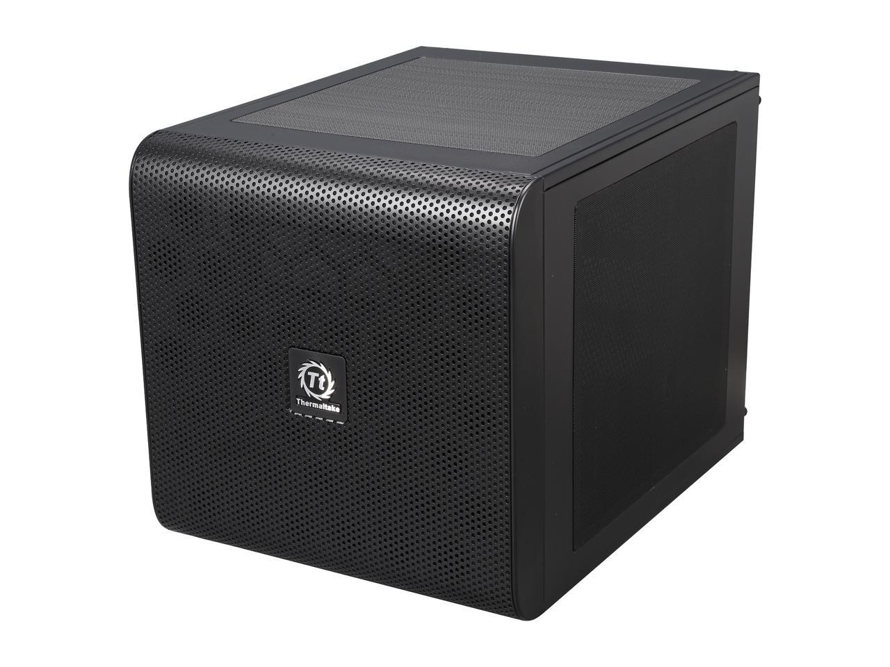 Thermaltake Core V21 Black Extreme Micro ATX Cube Chassis CA-1D5-00S1WN-00