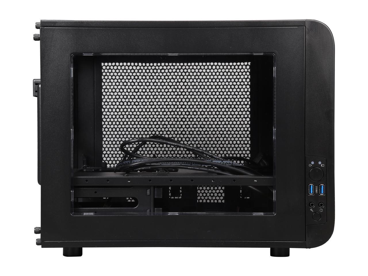 Thermaltake Core V21 Black Extreme Micro ATX Cube Chassis CA-1D5-00S1WN-00