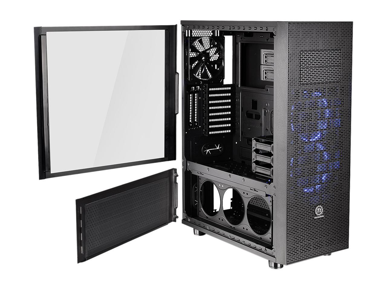 Thermaltake Core X71 Tempered Glass Edition Black ATX Gaming Full Tower Tt LCS Certified Gaming Computer Case CA-1F8-00M1WN-02