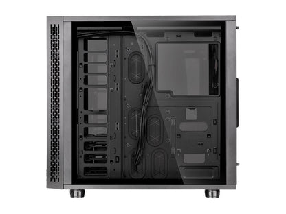 Thermaltake View 31 RGB Dual Tempered Glass ATX Tt LCS Certified Black Gaming Mid Tower Computer Case CA-1H8-00M1WN-01