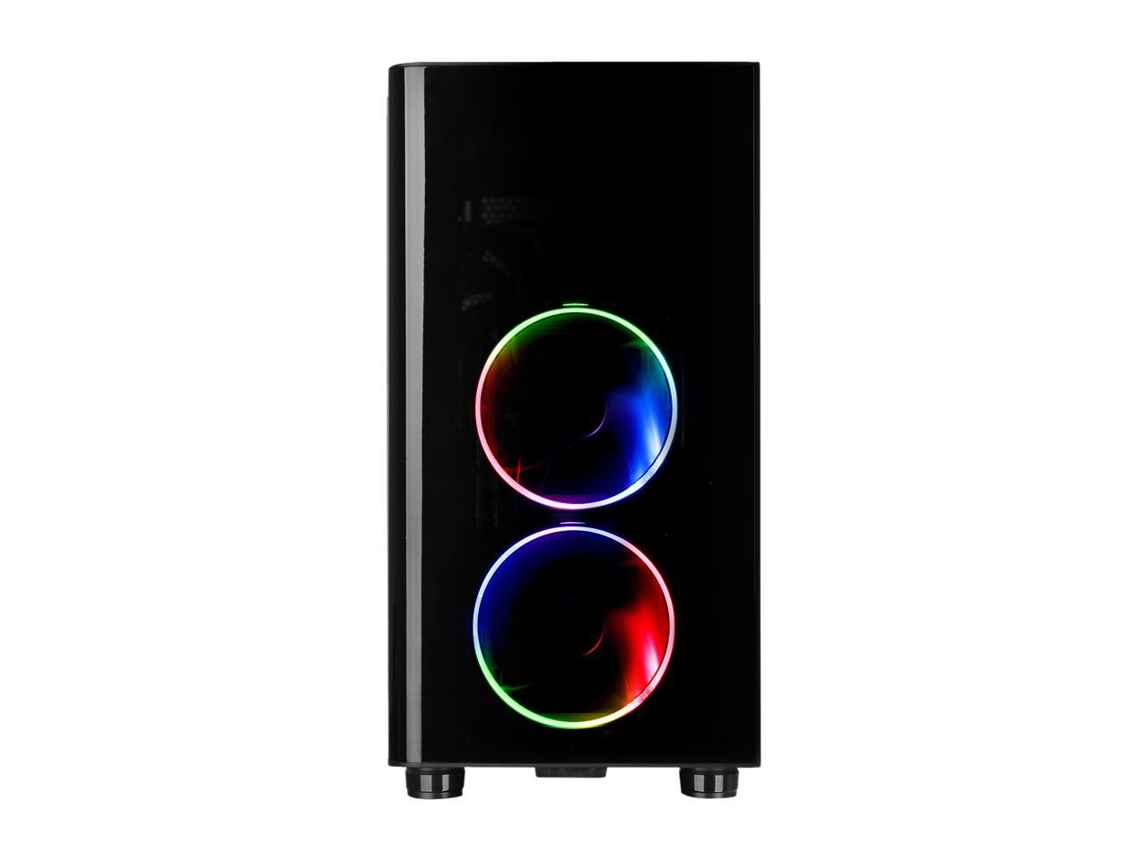 Thermaltake View 31 RGB Dual Tempered Glass ATX Tt LCS Certified Black Gaming Mid Tower Computer Case CA-1H8-00M1WN-01
