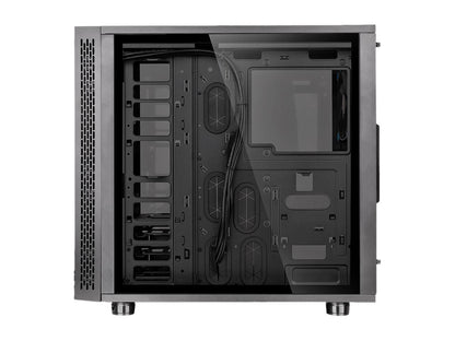 Thermaltake View 31 Dual Tempered Glass ATX Tt LCS Certified Black Gaming Mid Tower Computer Case CA-1H8-00M1WN-00