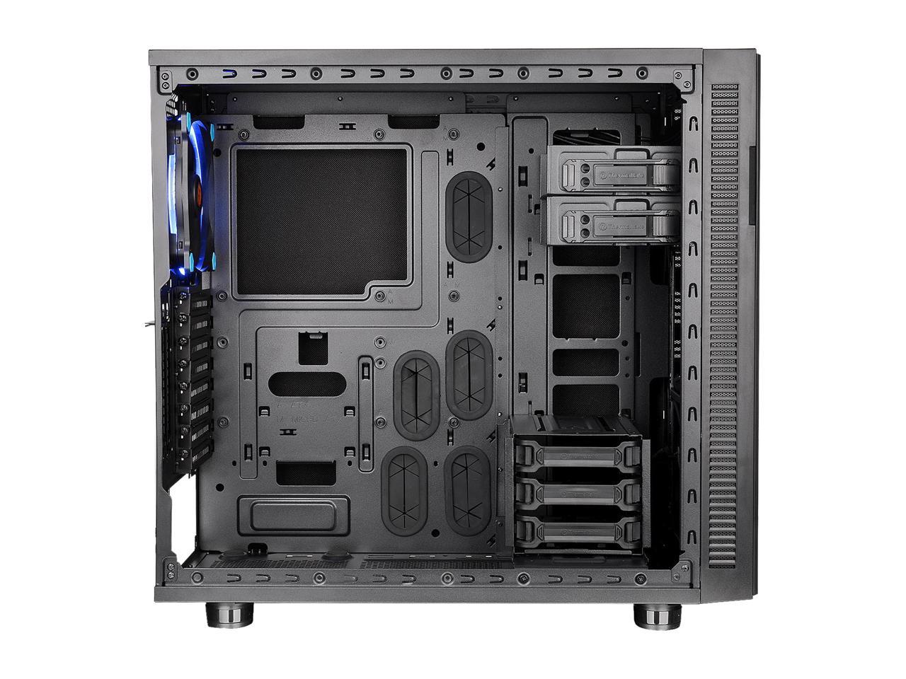 Thermaltake Suppressor F31 Tempered Glass Edition ATX Mid Tower Tt LCS Certified Gaming Silent Computer Case CA-1E3-00M1WN-03