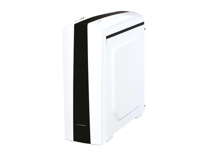 Thermaltake Versa N27 Red LED Fan Edition Snow ATX Gaming Mid Tower Computer Case CA-1H6-00M6WN-02