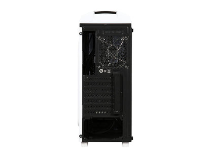 Thermaltake Versa N27 Red LED Fan Edition Snow ATX Gaming Mid Tower Computer Case CA-1H6-00M6WN-02
