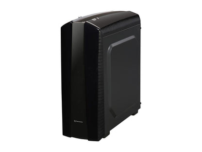 Thermaltake Versa N27 Red LED Fan Edition Black ATX Gaming Mid Tower Computer Case CA-1H6-00M1WN-02