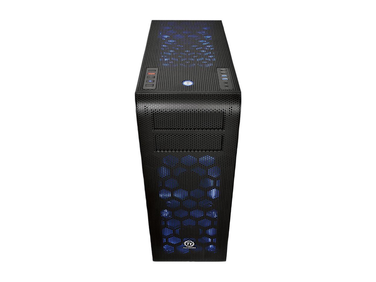 Thermaltake Core V71 Tempered Glass Black E-ATX Full Tower Tt LCS Certified Gaming Computer Case CA-1B6-00F1WN-04