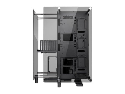Thermaltake Core P90 Black Mid Tower Tempered Glass Open Frame Viewing Tt LCS Certified Gaming Computer Case CA-1J8-00M1WN-00