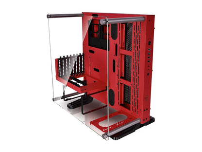 Thermaltake Core P3 TG Red ATX Open Frame Panoramic Viewing Tt LCS Certified Gaming Computer Case CA-1G4-00M3WN-03