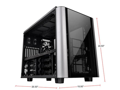 Thermaltake Level 20 XT E-ATX Extreme LCS Capable Split Level Modular Gaming Cube Case CA-1L1-00F1WN-00