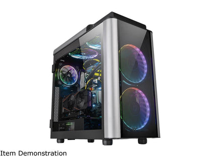 Thermaltake Level 20 GT RGB Plus E-ATX Full Tower Rotational Expansion Slot Type-C Modular Gaming Computer Case CA-1K9-00F1WN-01