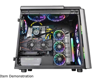Thermaltake Level 20 GT RGB Plus E-ATX Full Tower Rotational Expansion Slot Type-C Modular Gaming Computer Case CA-1K9-00F1WN-01
