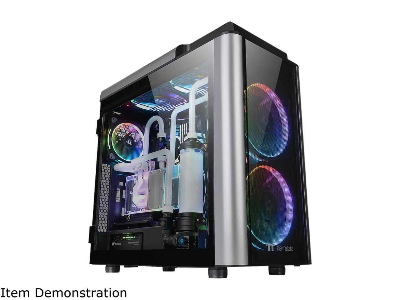 Thermaltake Level 20 GT RGB Plus E-ATX Full Tower Rotational Expansion Slot Type-C Modular Gaming Computer Case CA-1K9-00F1WN-01