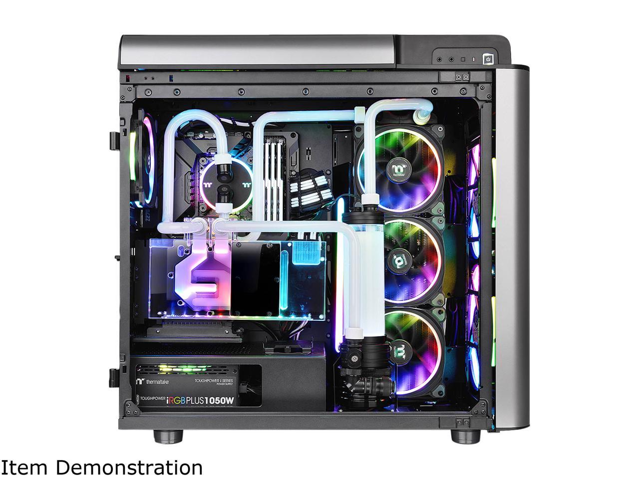 Thermaltake Level 20 GT RGB Plus E-ATX Full Tower Rotational Expansion Slot Type-C Modular Gaming Computer Case CA-1K9-00F1WN-01