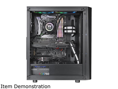 Thermaltake Versa J24 Tempered Glass ARGB Edition 5V MB Sync Capable Mid-Tower Chassis CA-1L7-00M1WN-03