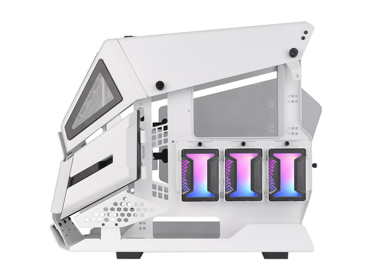 Thermaltake Commander C33 Motherboard Sync ARGB ATX Mid Tower Computer Chassis with 2x 200mm ARGB 5V Motherboard Sync RGB Front Fans + 1x 120mm Rear Black Fan Pre-installed CA-1N4-00M1WN-00