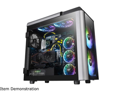 Thermaltake Level 20 GT ARGB CA-1K9-00F1WN-02 Black / Silver SPCC / Tempered Glass E-ATX Full Tower Case Full Tower Chassis