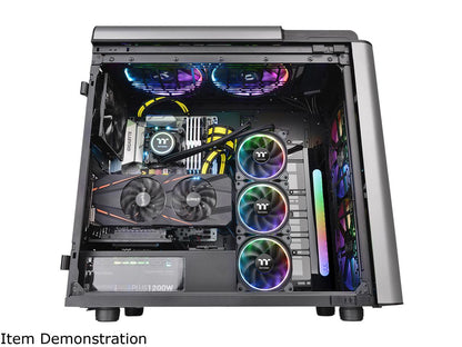 Thermaltake Level 20 GT ARGB CA-1K9-00F1WN-02 Black / Silver SPCC / Tempered Glass E-ATX Full Tower Case Full Tower Chassis